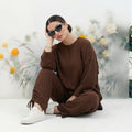 CozyPop Linen Set - Brown