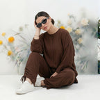 CozyPop Linen Set - Brown