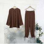 CozyPop Linen Set - Brown