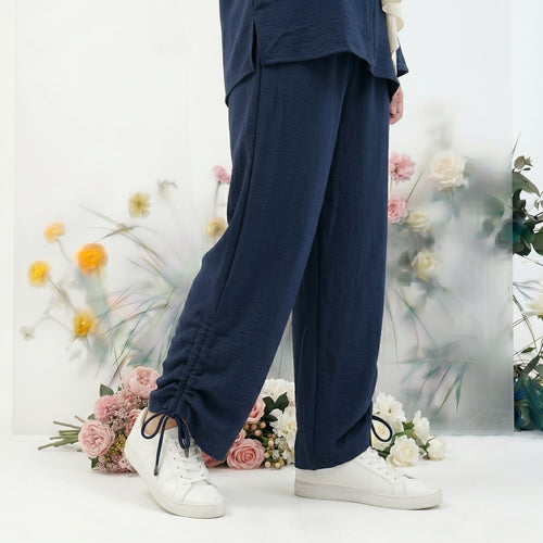 Linen CozyPop Set - Navy