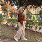 CozyPop Linen Set - Brown