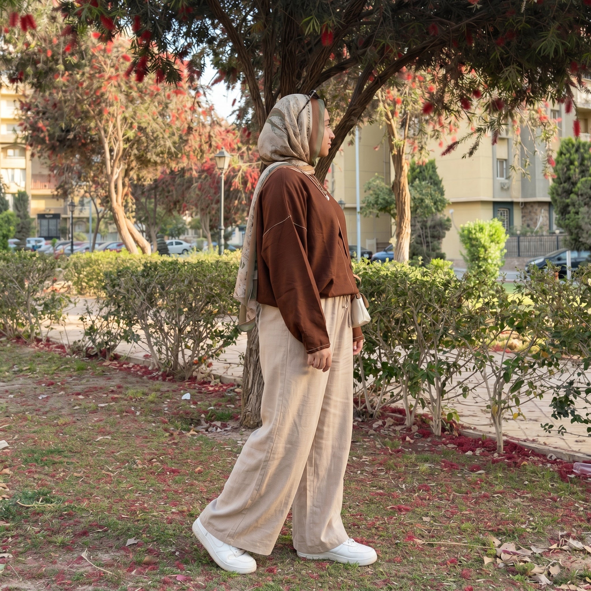 CozyPop Linen Set - Brown