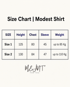 Linen Glow Modest Shirt - Baby Pink