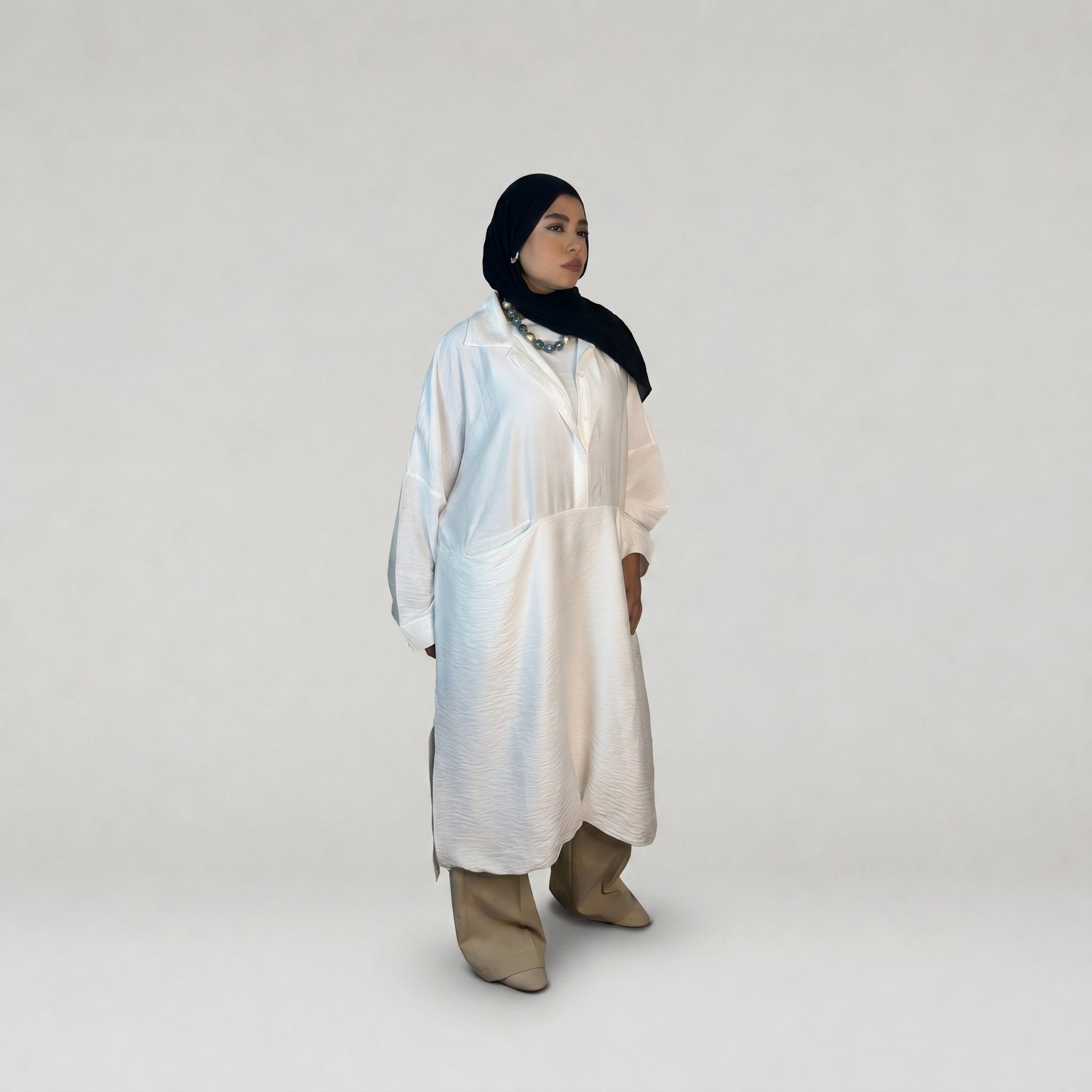 Linen Balloon Shirt