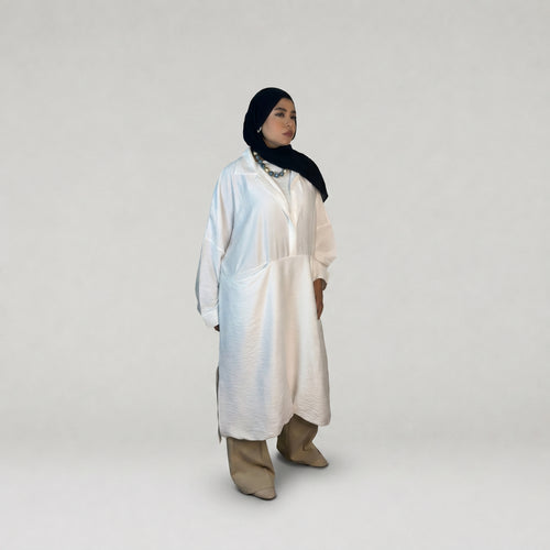 Linen Balloon Shirt