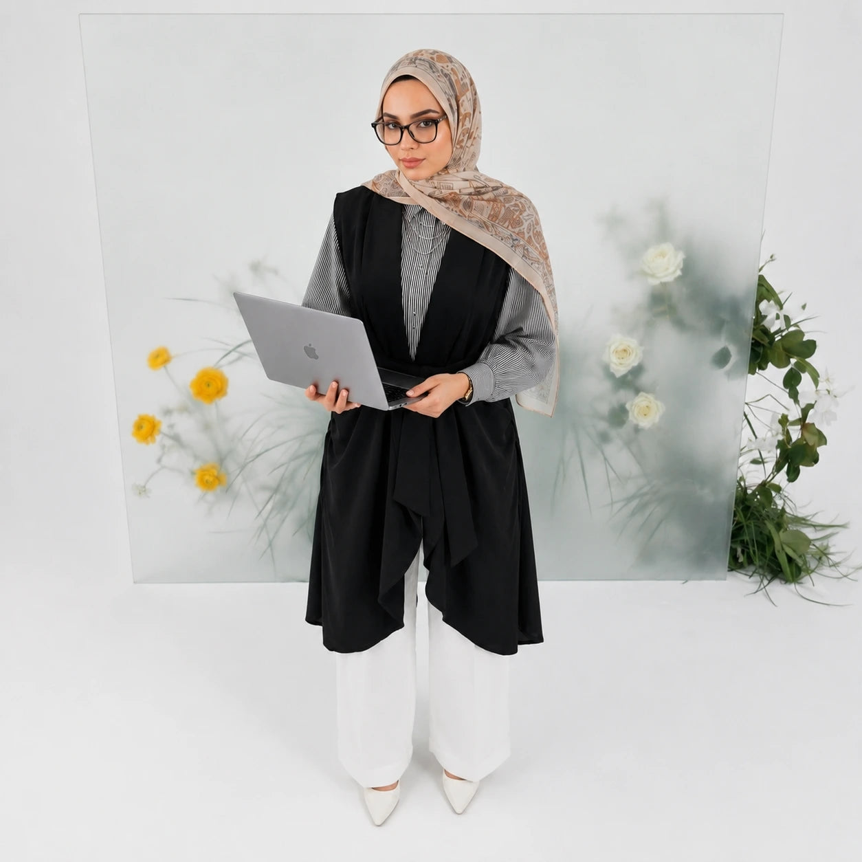 DrapDazzle Blazer - Black