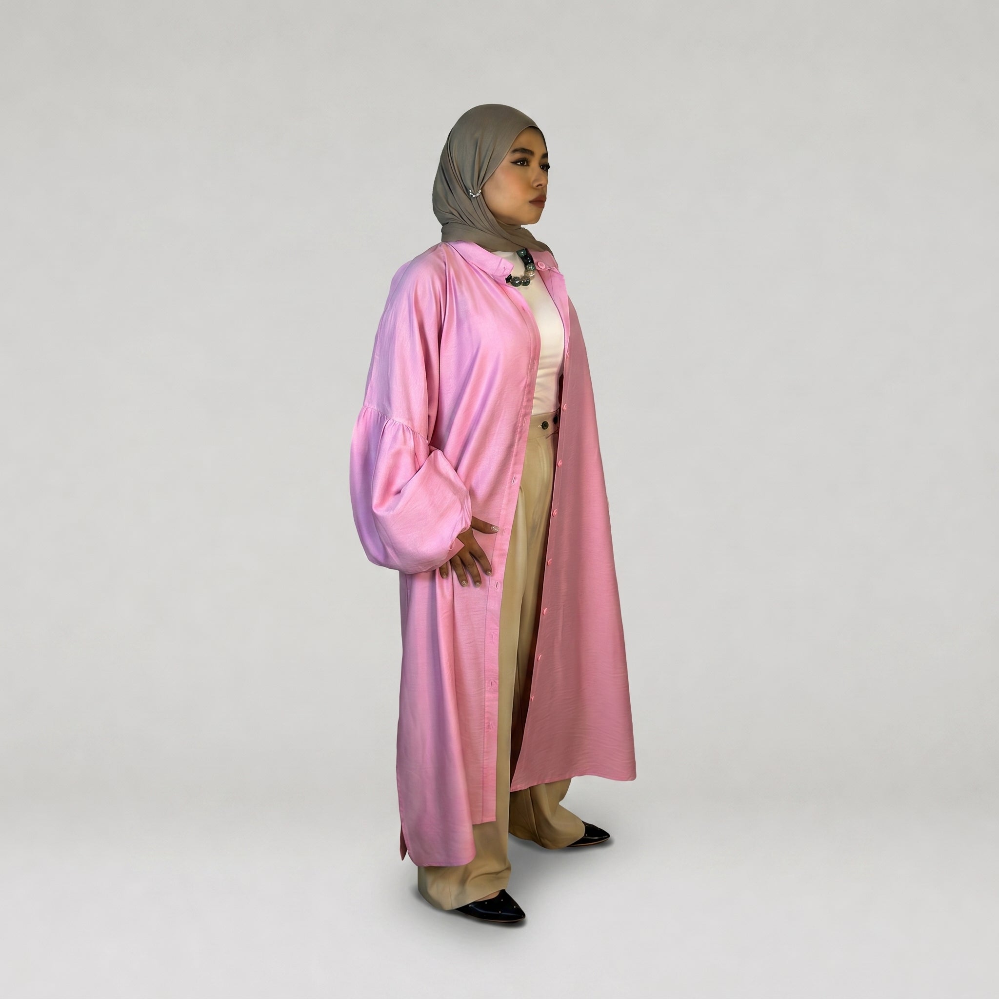 Linen Modest Shirt