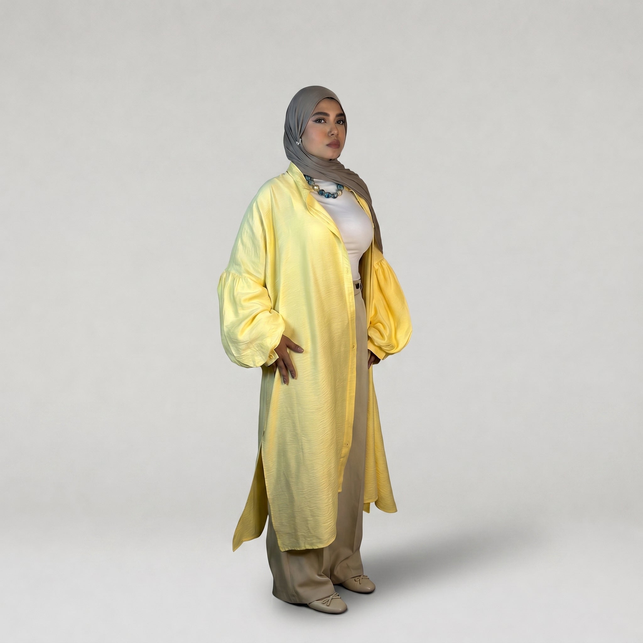 Linen Modest Shirt